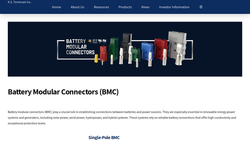 Battery Modular Connectors (BMC)