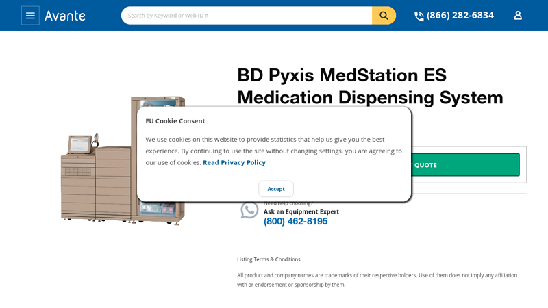 BD Pyxis MedStation ES Medication Dispensing System