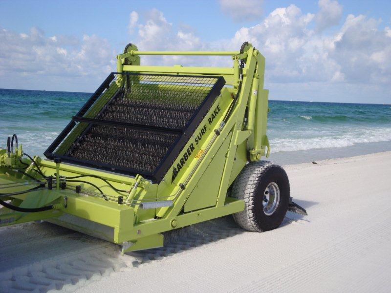 Beach cleaning machines