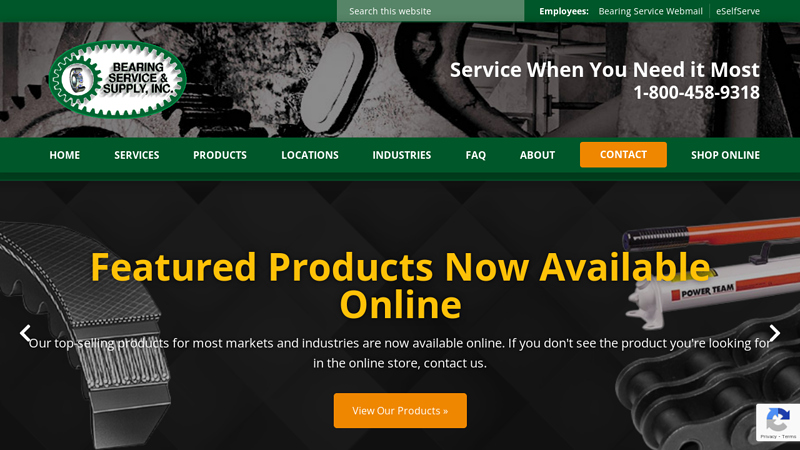 Bearing Service & Supply in Lousiana & East Texas