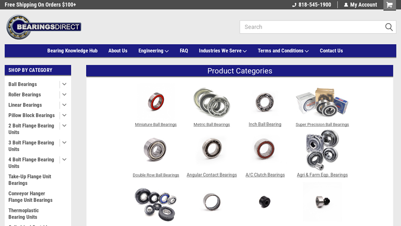 Bearings Direct Your High Quality Online Wholesale Bearing Store