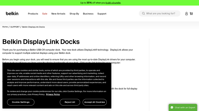 Belkin DisplayLink Docks