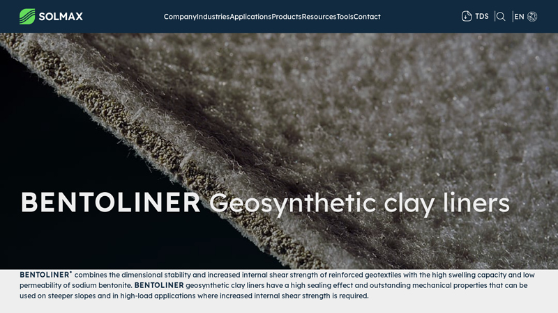 BENTOLINER Geosynthetic clay liners