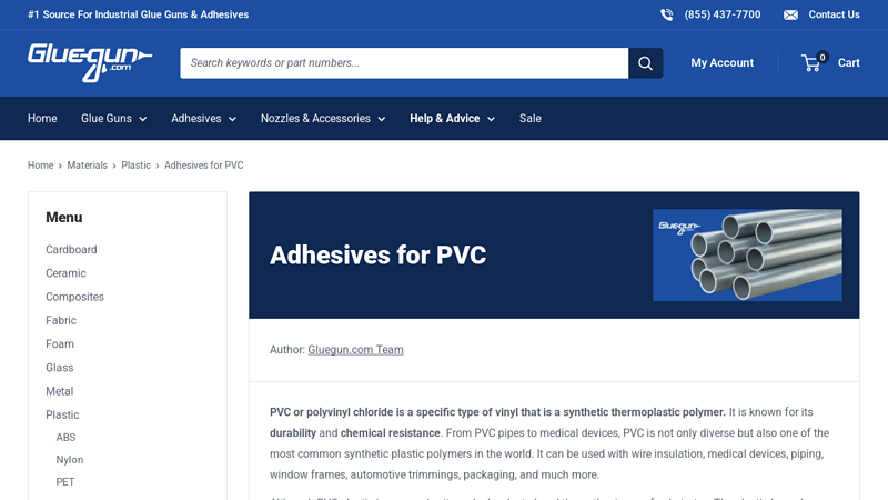 Best Adhesives for Polyvinyl Chloride (PVC)