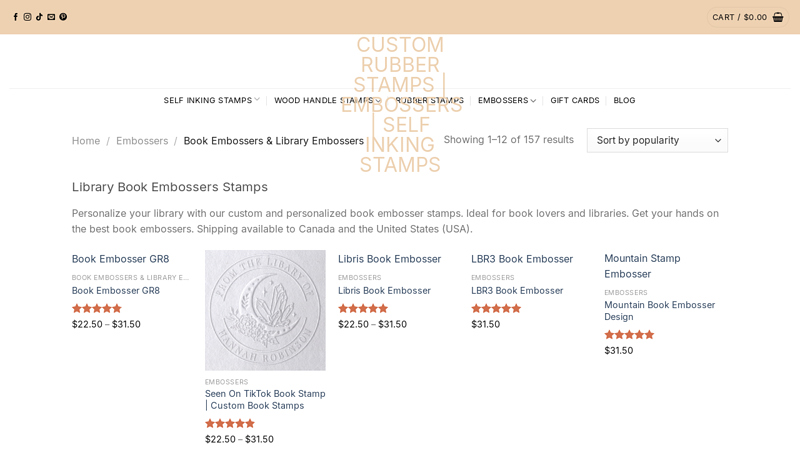 Best Book Of Library Embossers Stamps