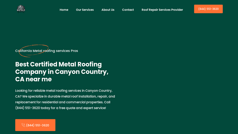 Best Certified Metal Roofing Company in Canyon Country, CA near ...