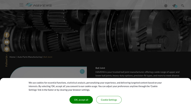 Best Lower & Upper Ball Joint Manufacturer