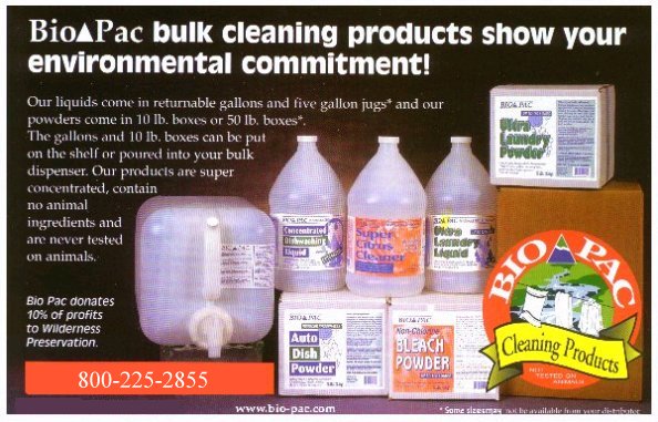 Bio Pac Biodegradable Cleaning Products