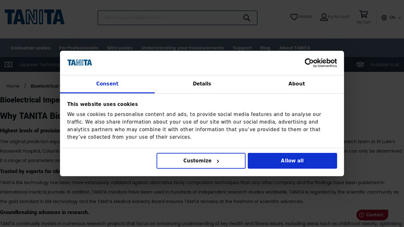 Bioelectrical Impedance Analysis