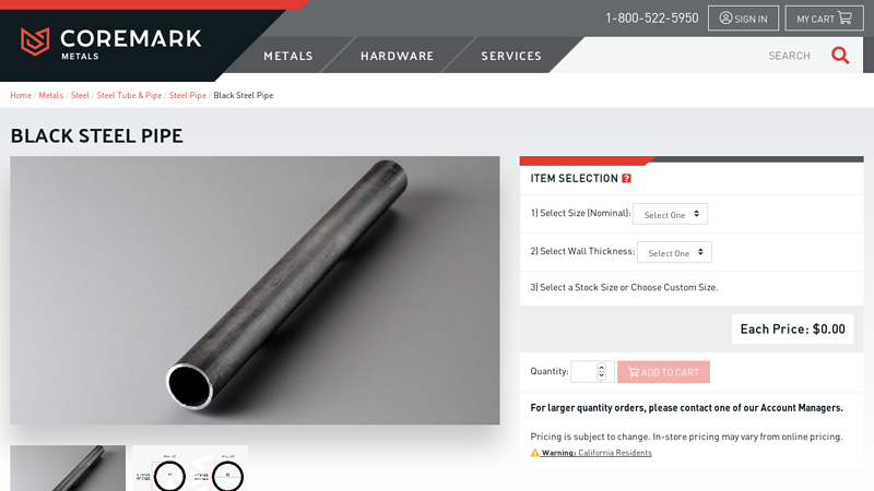 Black Steel Pipe