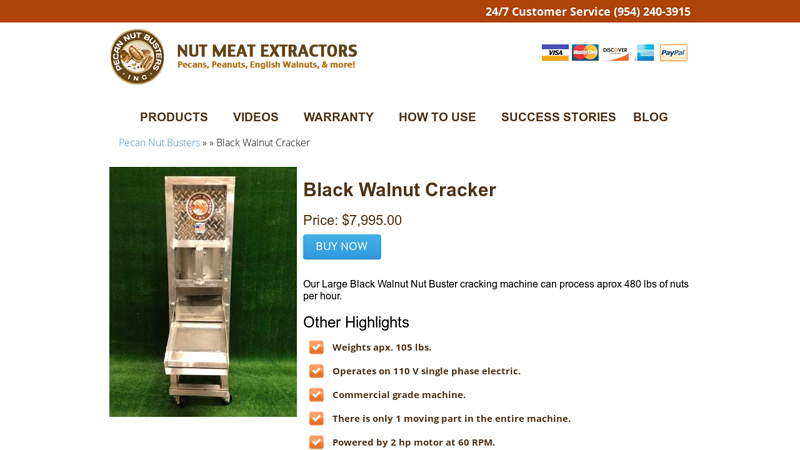 Black Walnut Cracker