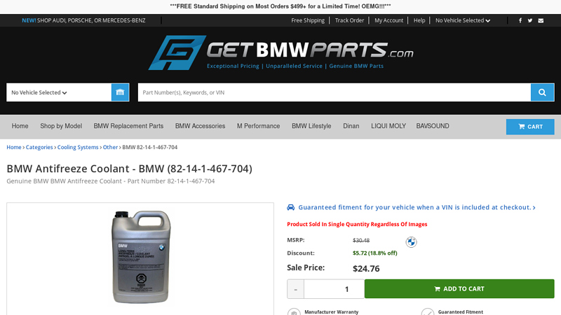 BMW Antifreeze Coolant