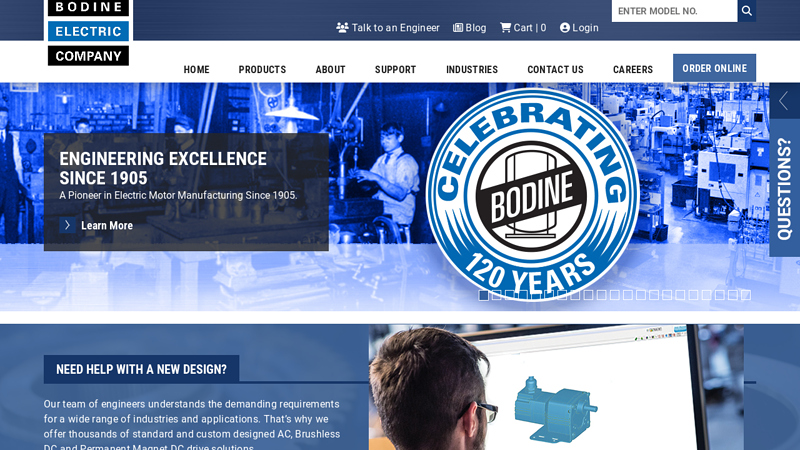 Bodine Electric Company: Gearmotors