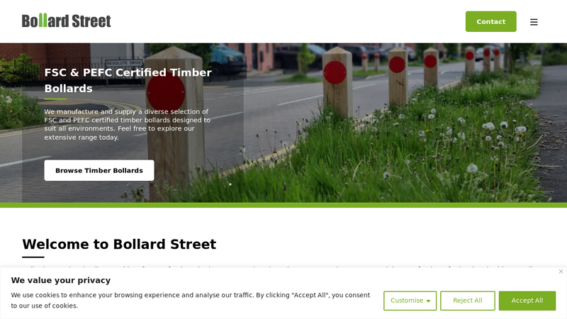 Bollard Street: Street Furniture
