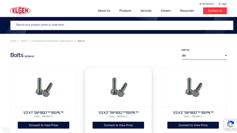 Bolts - Elgen Manufacturing