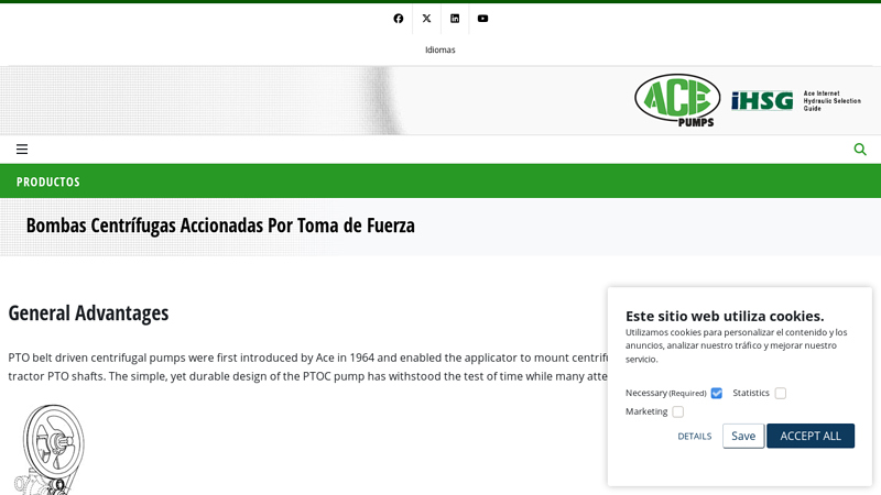 Bombas Centrífugas Accionadas Por Toma de Fuerza