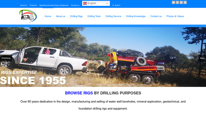 Borehole Drilling Machine, Drilling Rig and Equipment Pro ...