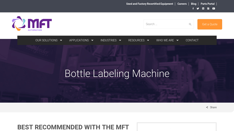 Bottle Labeling Machine