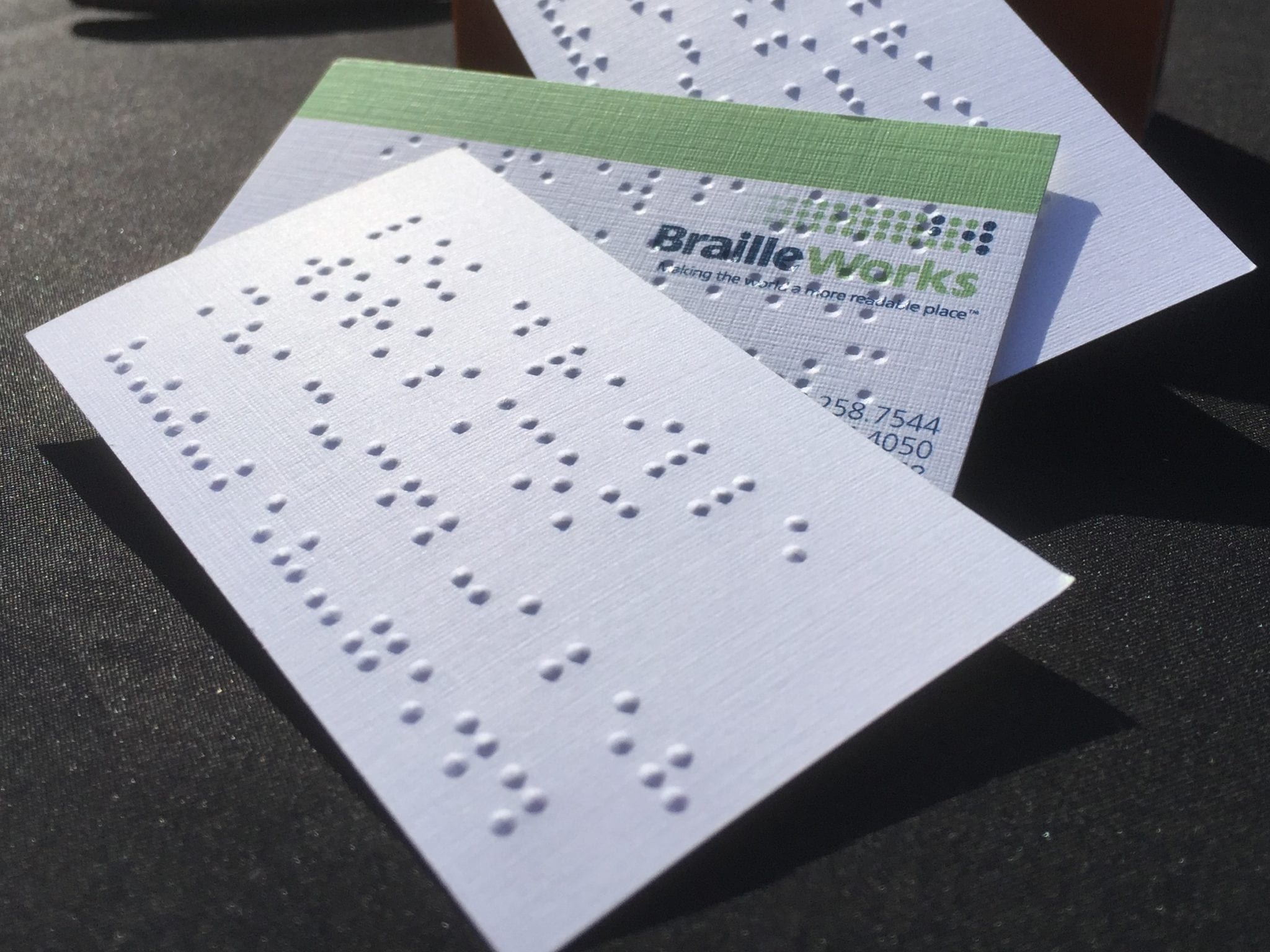 Braille Business Cards industry insight