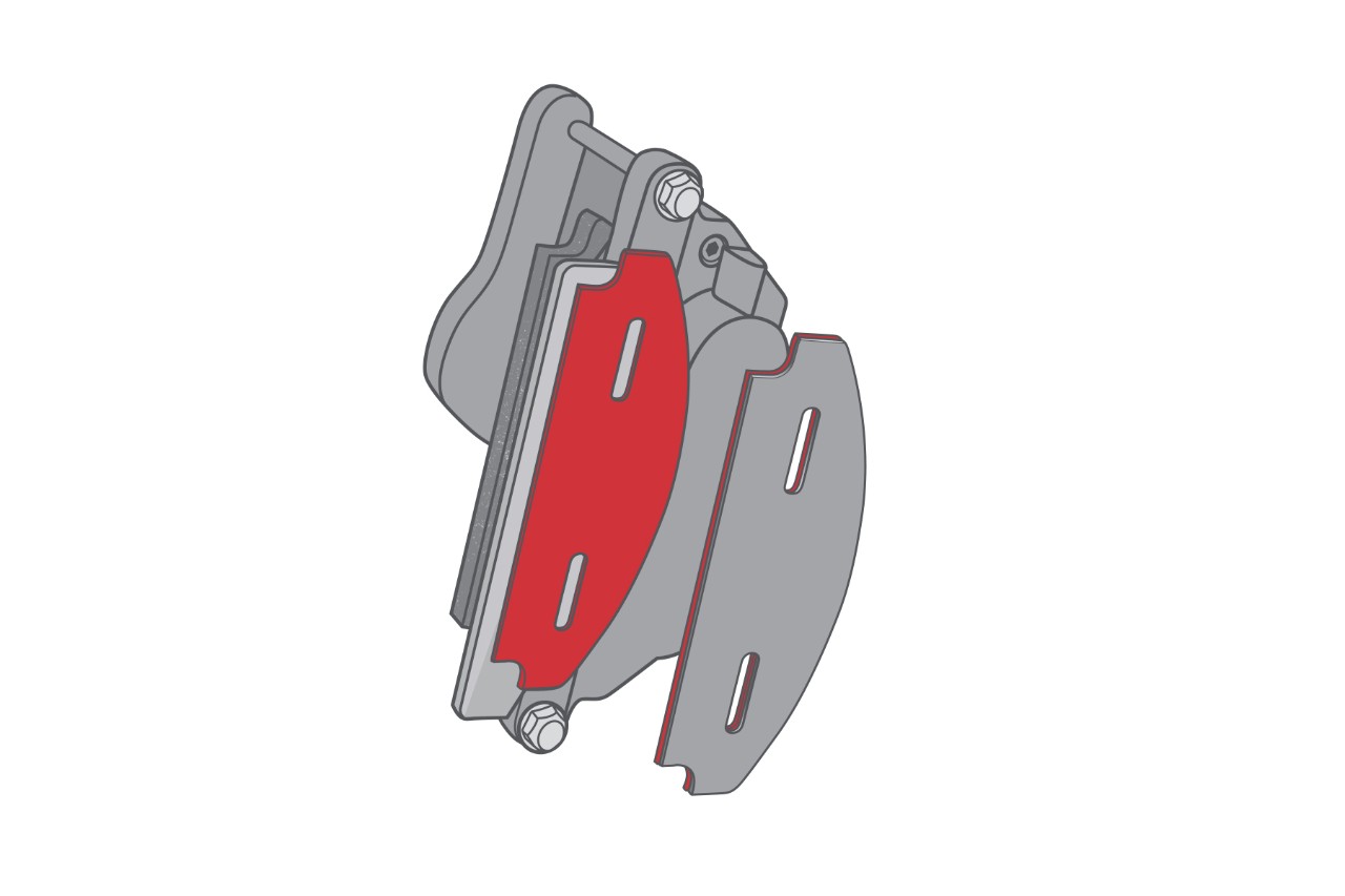 Brake shims bonding & adhesive tapes