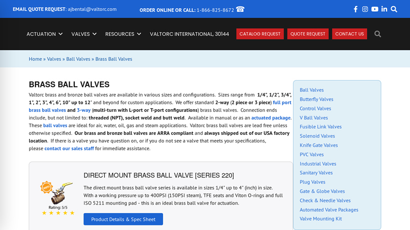 Brass Ball Valves