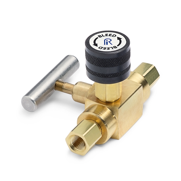 Brass Block and Bleed Valve