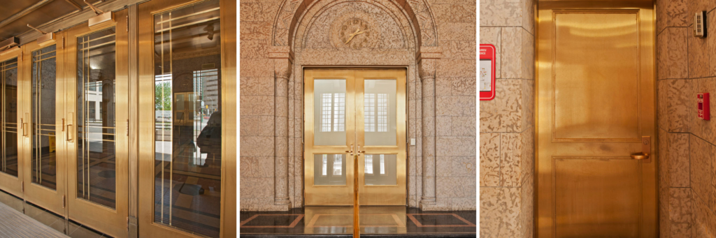 Brass & Bronze Clad Doors & Frames