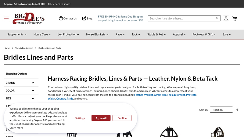 Bridles Lines & Parts