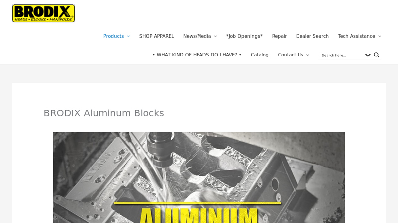 BRODIX Aluminum Blocks