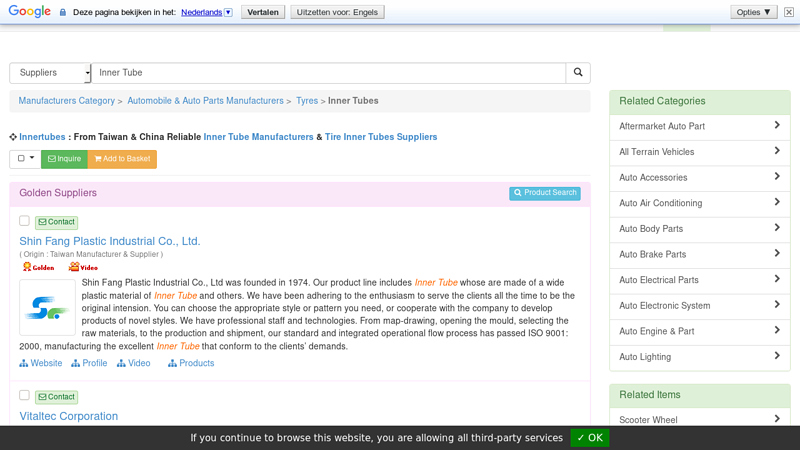 Browse Inner Tube Manufacturer & Supplier Directory on ...