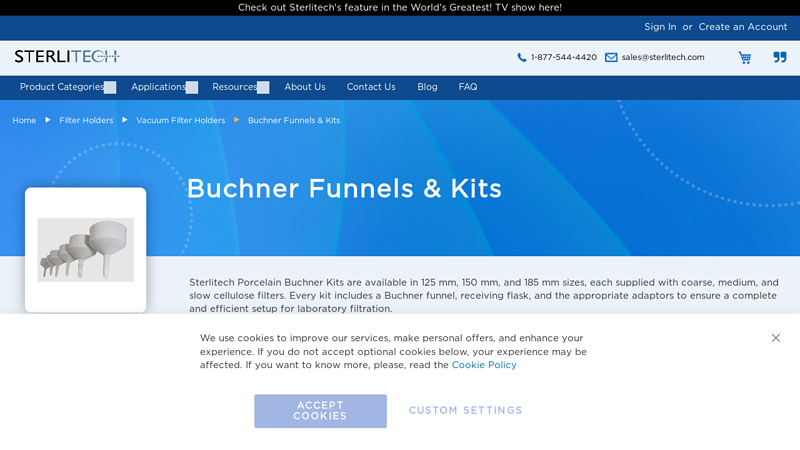 Buchner Funnels & Kits
