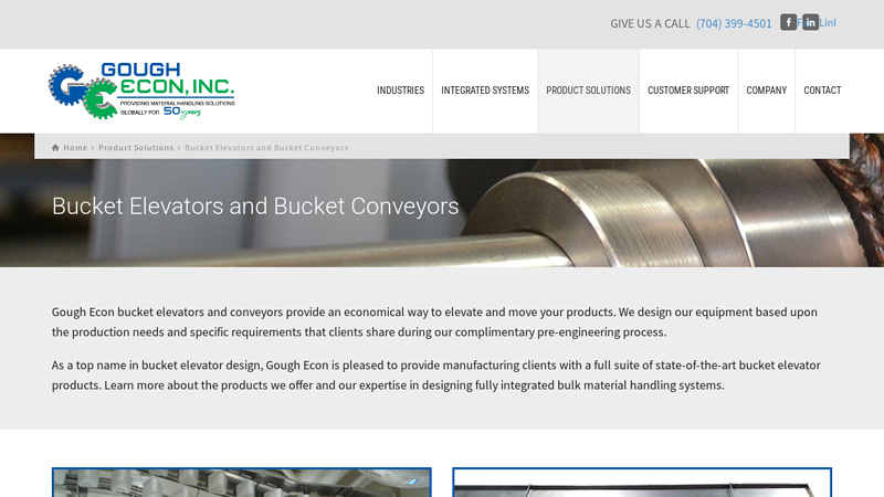 Bucket Elevators and Bucket Conveyors