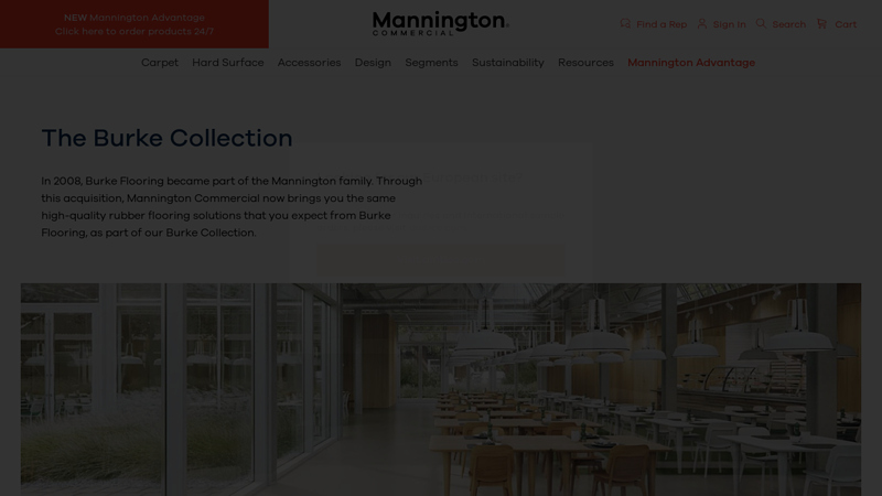 Burke Flooring Landing Page