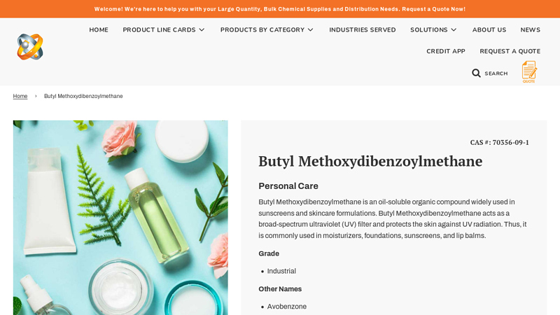 Butyl Methoxydibenzoylmethane