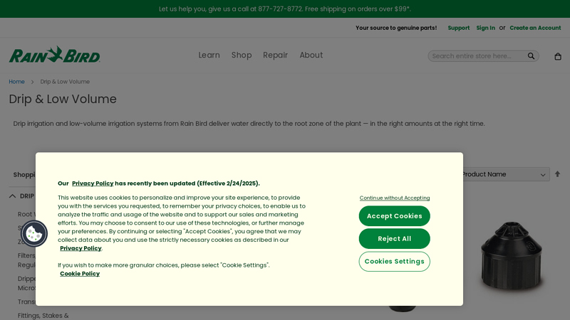 Buy Drip & Low Volume
