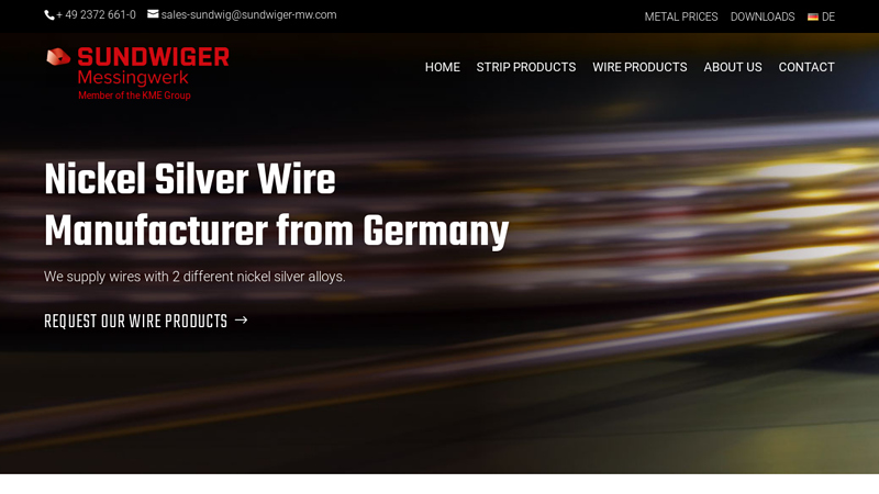 Buy Nickel Silver Wire from the Manufacturer