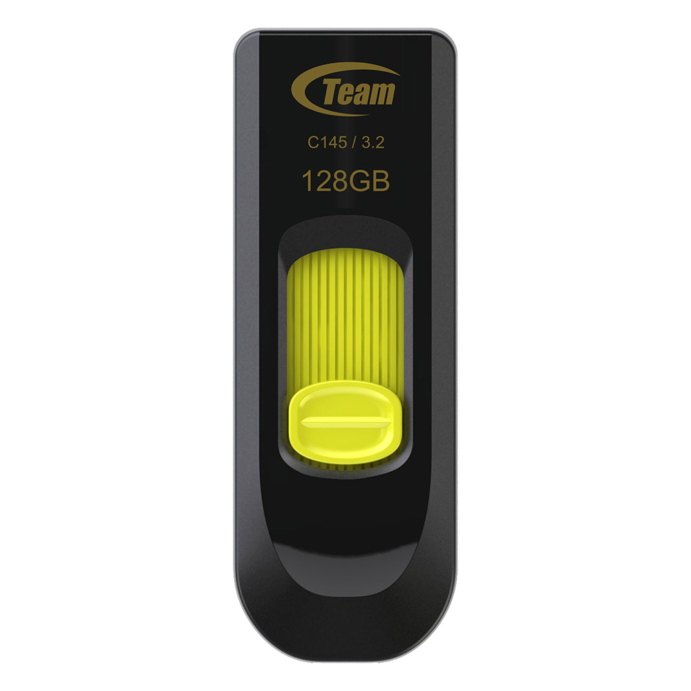 C145 USB 3.2 Gen1 FLASH DRIVE YELLOW 128GB