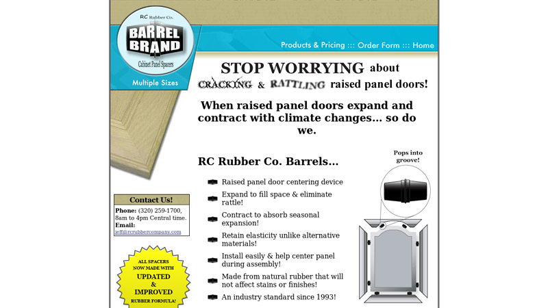 Cabinet Panel Spacer