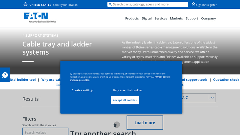 Cable tray and ladder systems