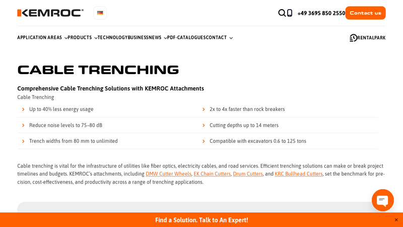 Cable Trenching Solutions