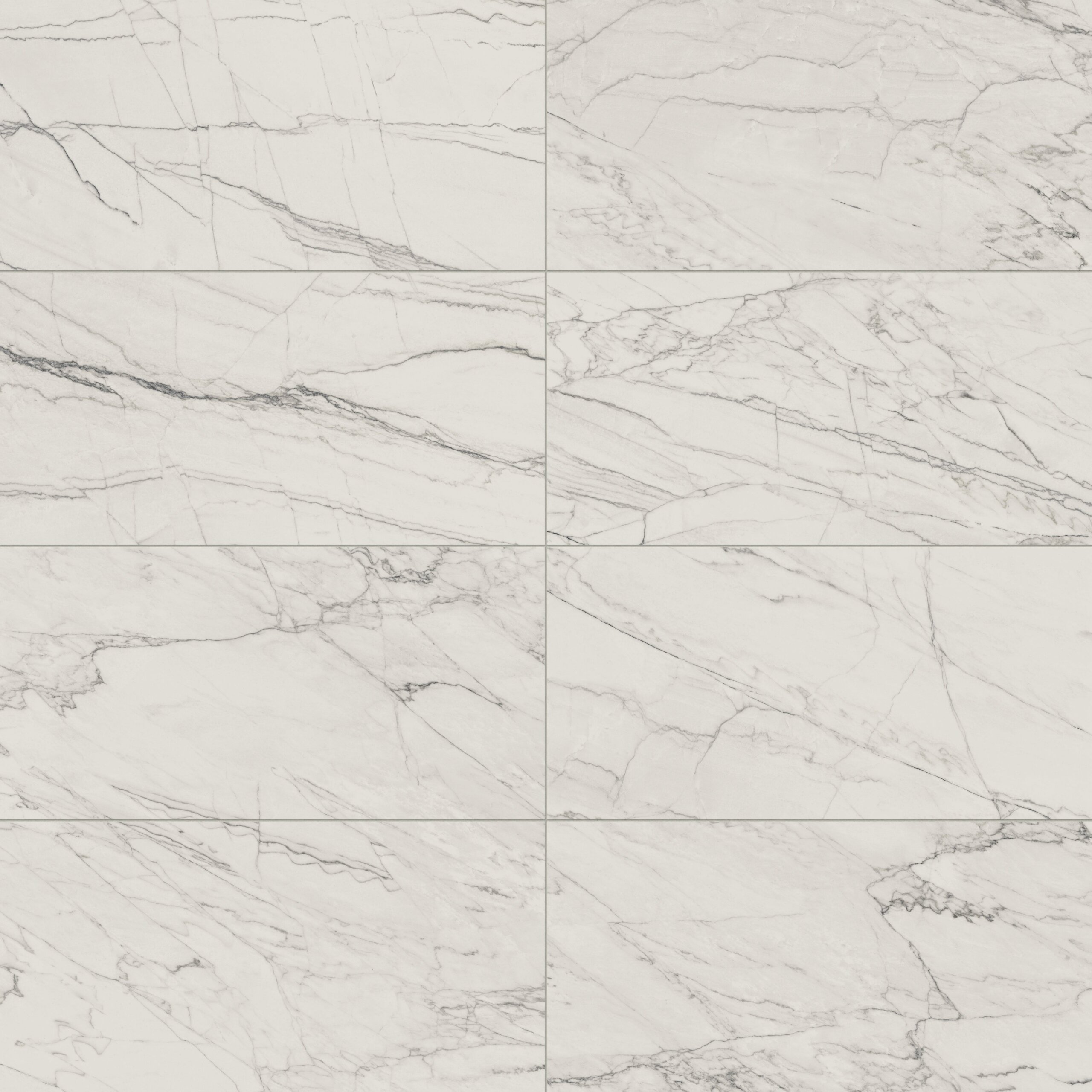 Calacatta Marble Effect Porcelain Tiles