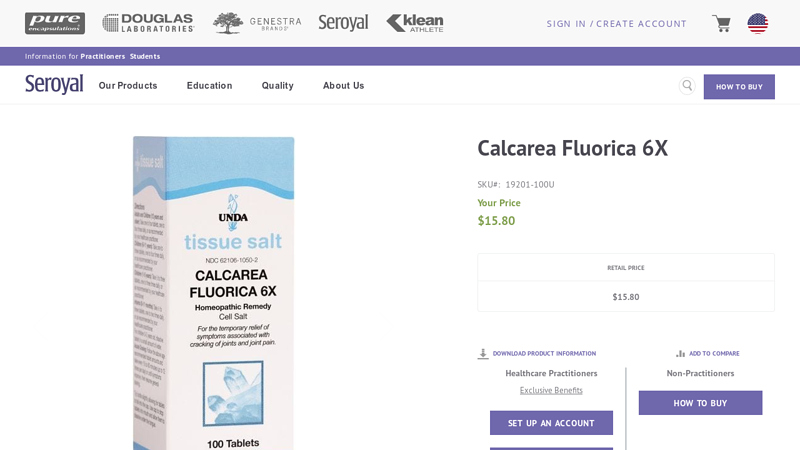 Calcarea Fluorica 6X