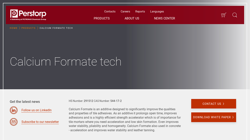 Calcium Formate tech