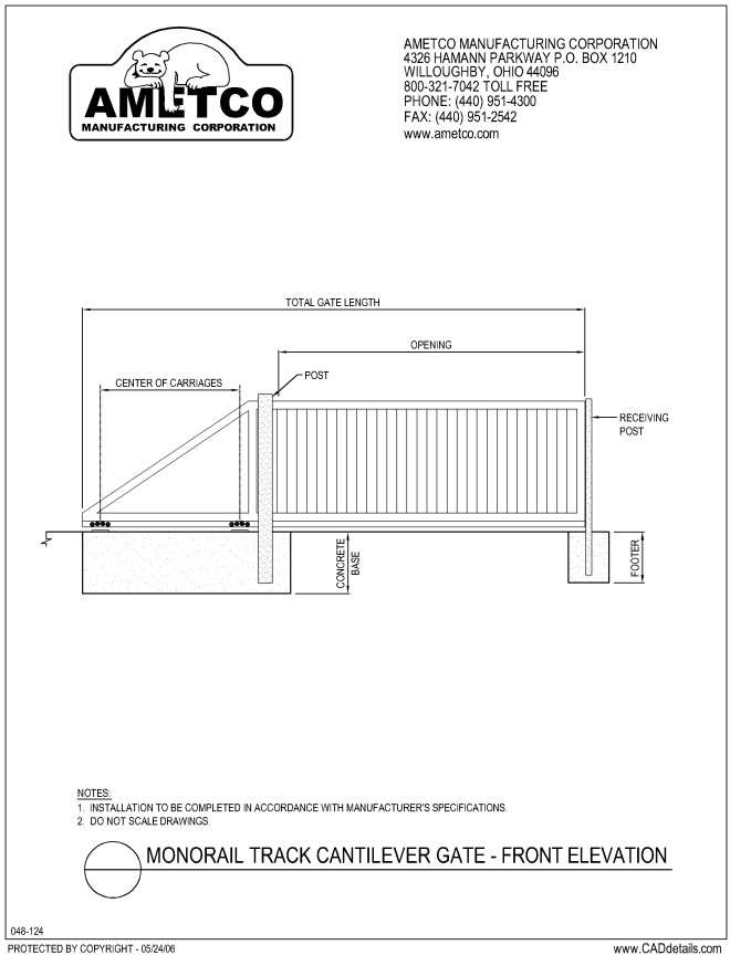 Cantilever Gate Design industry insight