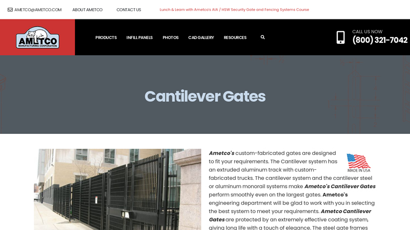 Cantilever Gates