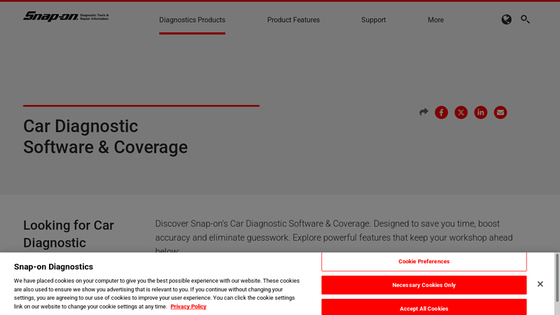 Car Diagnostic Software & Coverage