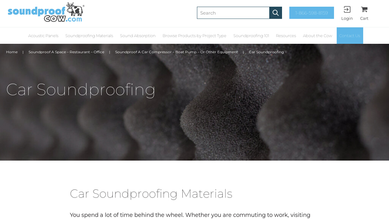 Car Soundproofing & Sound Deadening Materials