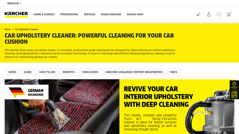 Car Upholstery Cleaner