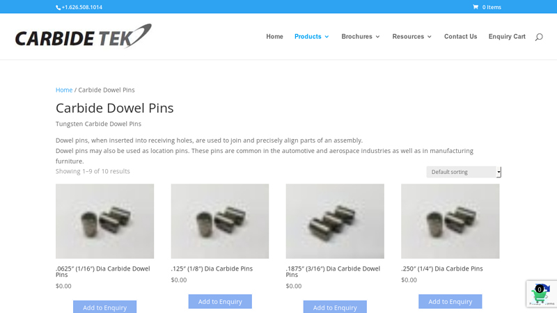Carbide Dowel Pins