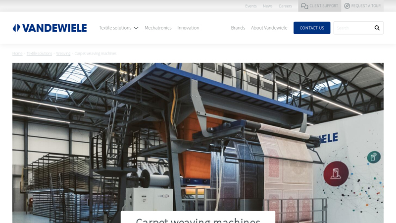 Carpet weaving machines